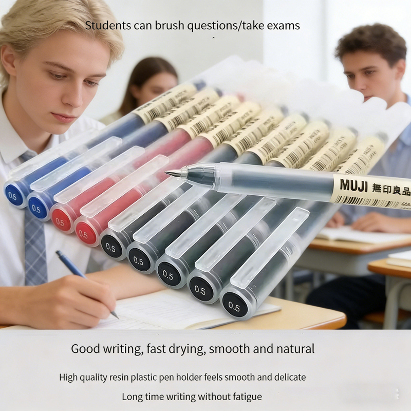 Muji Stationery Gel Pen - Набор шариковых ручек MUJI, 6/8 шт.,