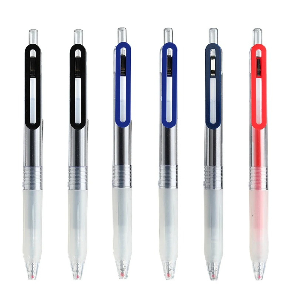 Muji Stationery Gel Pen - Набор гелевых ручек MUJI с тонким