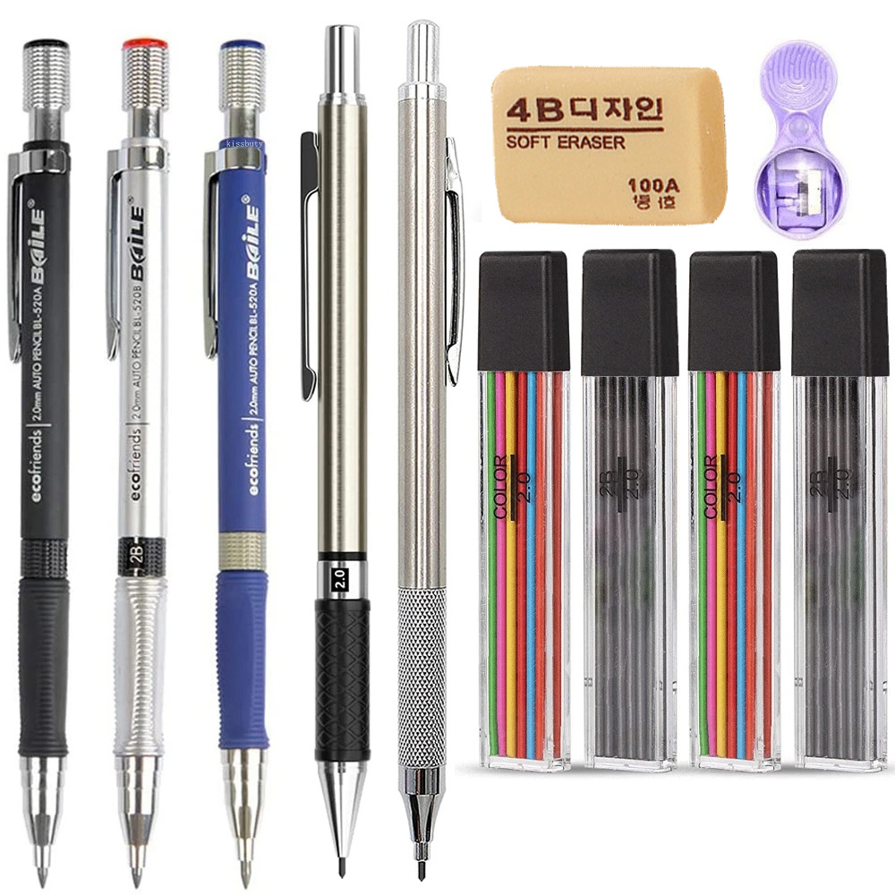 Ideal Stationery & Office Supply - Автоматические механические карандаши 2B 2,0 мм
