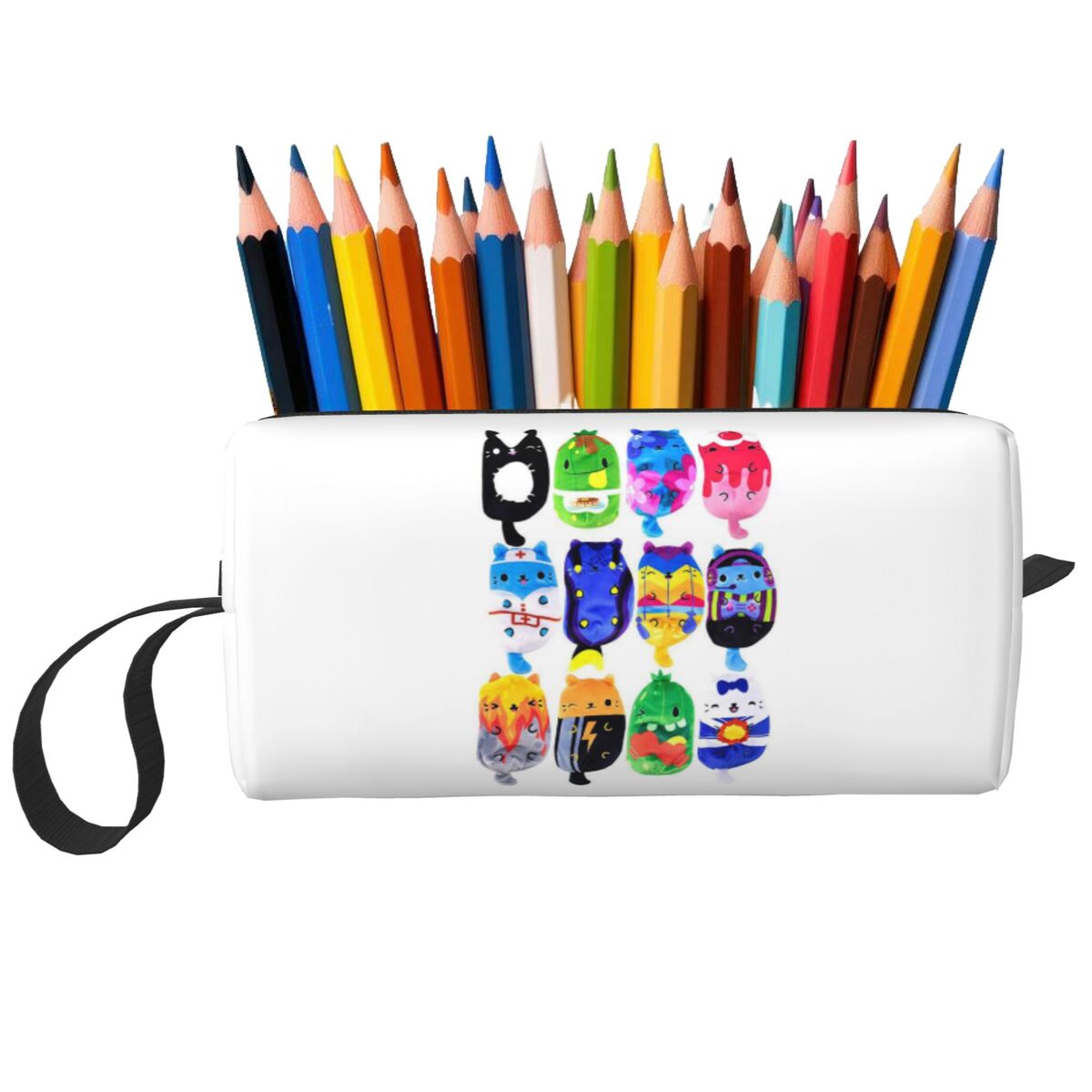Office Supply Vs Stationery - Плюшевый пенал-сюрприз «Коты против Огурцов» в