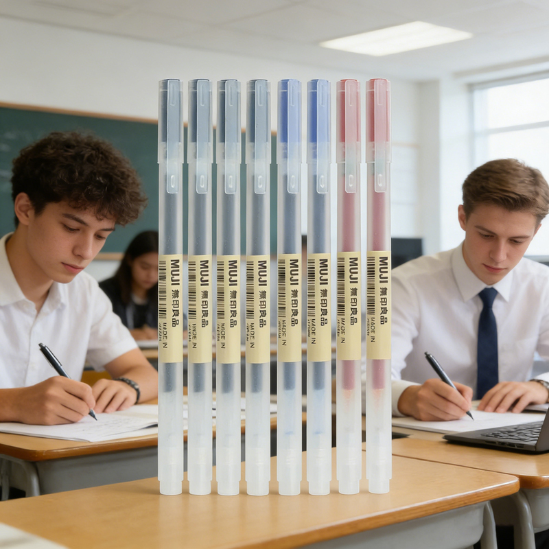 Muji Stationery Gel Pen - Набор гелевых ручек в стиле MUJI,