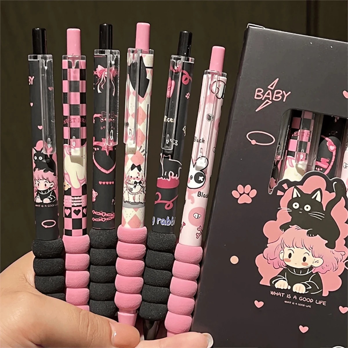 Набор из 6 модных милых ручек  – обзор и цена Ideal Stationery & Office Supply