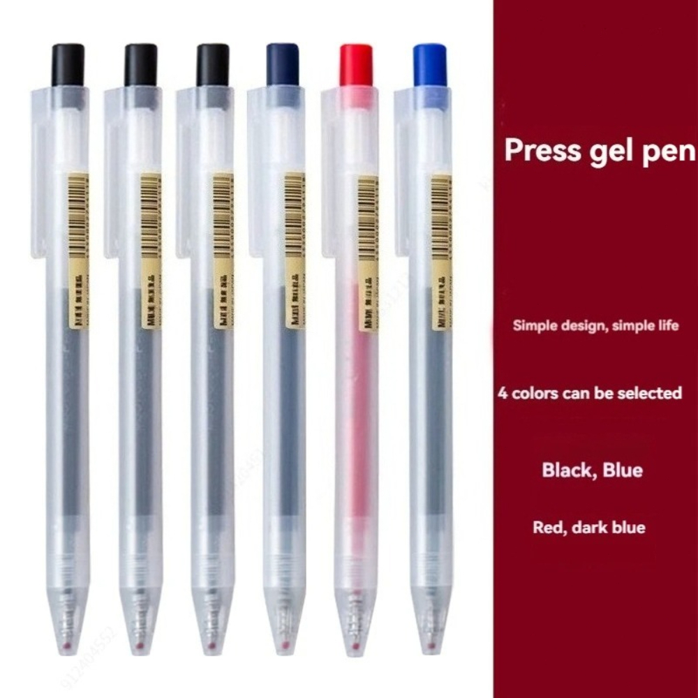 Гелевая ручка-роллер 0,5 мм с  – обзор и цена Muji Stationery Gel Pen