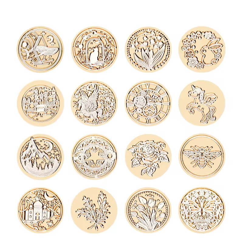 Звездное небо, лотос, роза, уз – обзор и цена Wax Seal Stamp Kit
