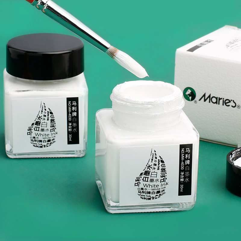 30 мл бутылочная акварель с бе – обзор и цена Correction Fluid White