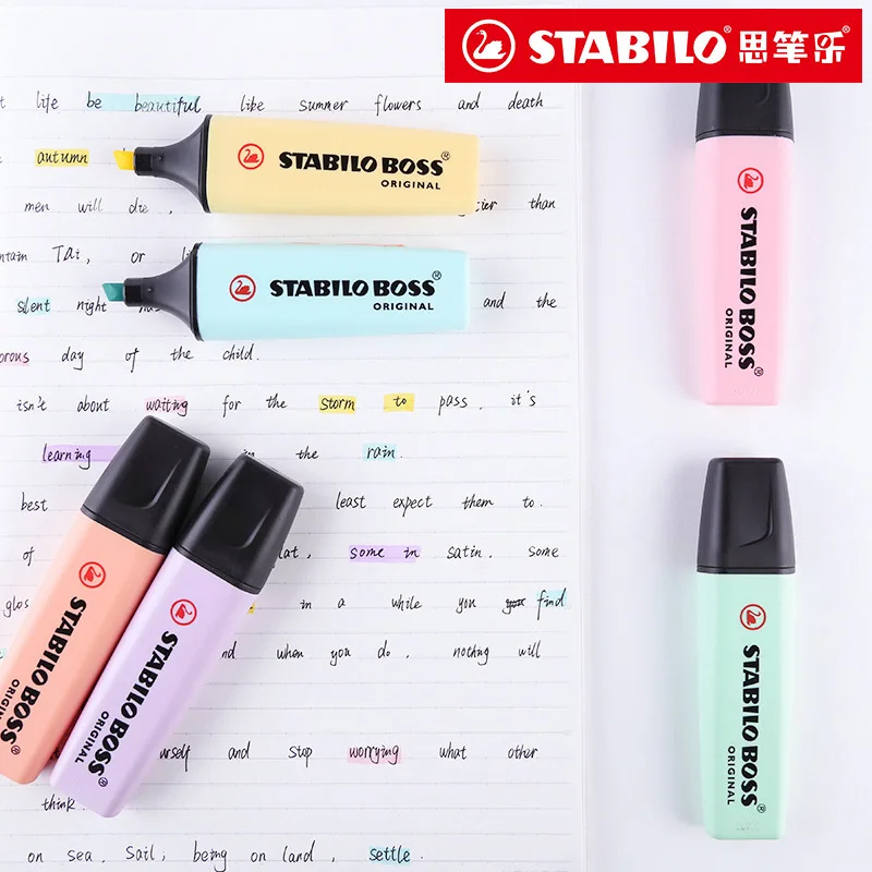 6-цветный цветной маркер STABI – обзор и цена Stabilo Marker Boss