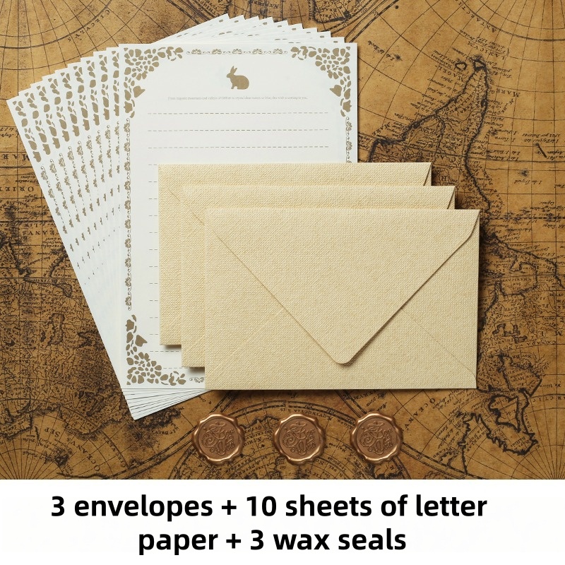 Набор из 16 винтажных льняных  – обзор и цена Wax Seal Stamp Kit