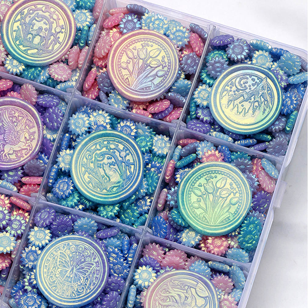 100 смесей блеск мечты Аврора  – обзор и цена Wax Seal Stamp Kit