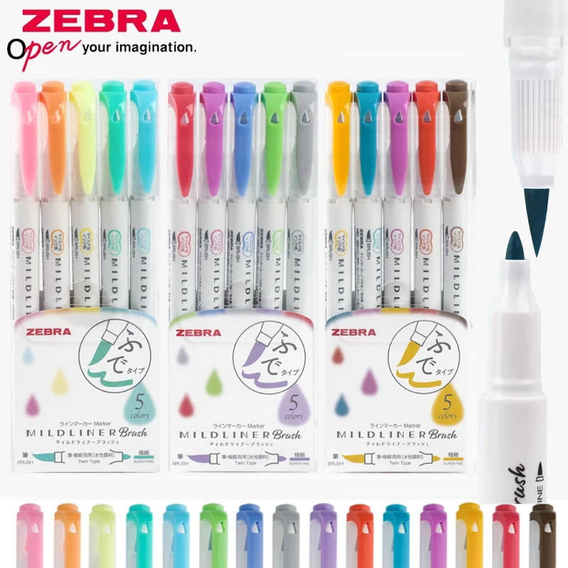 ZEBRA Mildliner выделители руч – обзор и цена Zebra Pen Sarasa
