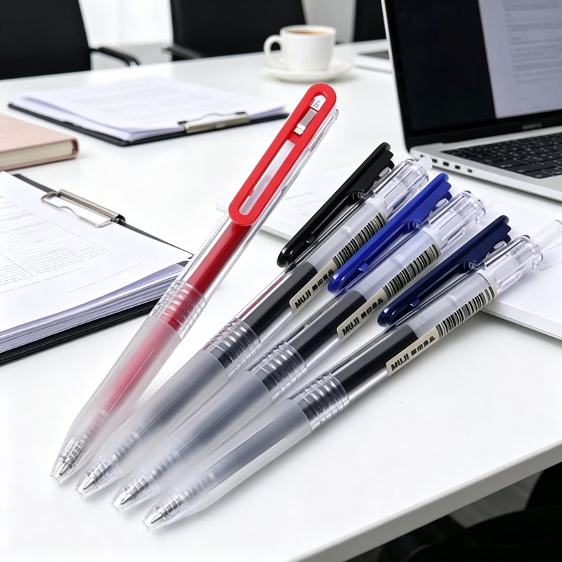 Гелевые ручки MUJI с выдвижным – обзор и цена Muji Stationery Gel Pen