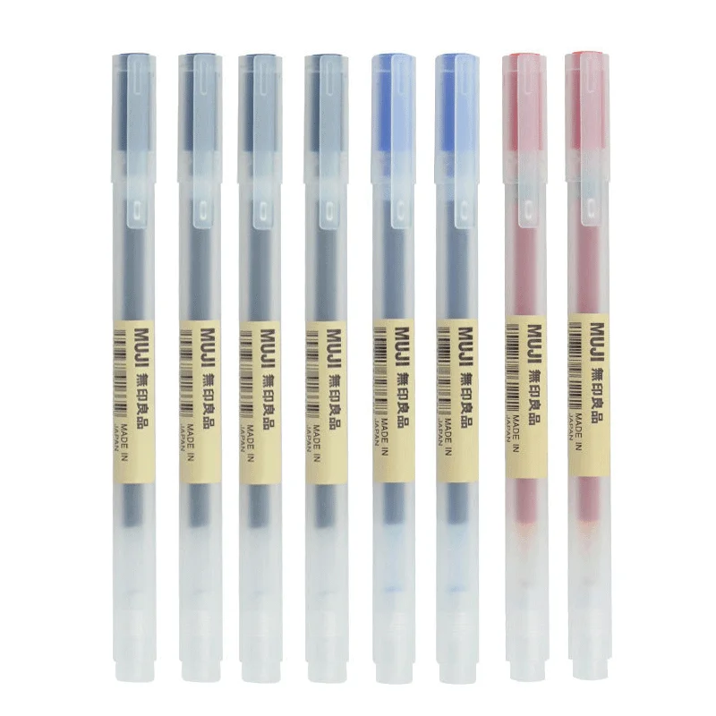 6/8 шт./компл. Kawaii MUJIs ге – обзор и цена Muji Stationery Gel Pen