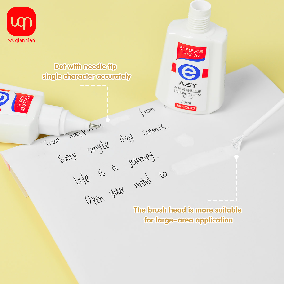 Быстросохнущая корректирующая  – обзор и цена Correction Fluid White