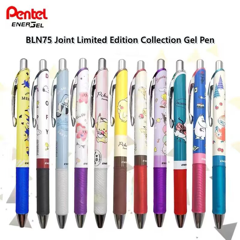 1 шт., быстросохнущая Черная г – обзор и цена Pentel Pen Energel