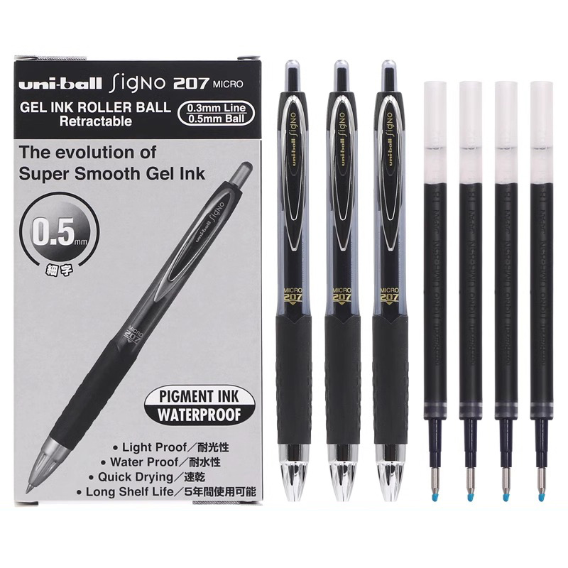 uni-ball 61256 Signo Gel 207 Ш – обзор и цена Pentel Pen Energel