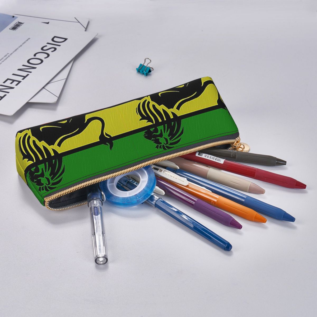 Черный пенал с изображением ль – обзор и цена Lion Stationery & Office Supply(Kunshan)Co.Ltd