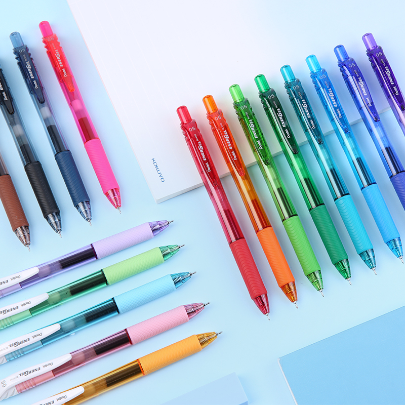 12 цветов, s/партия, японская  – обзор и цена Pentel Pen Energel