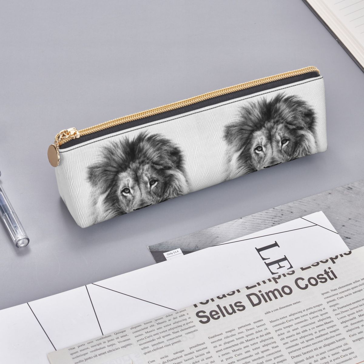 Пенал-косметичка «Лев» для дет – обзор и цена Lion Stationery & Office Supply(Kunshan)Co.Ltd