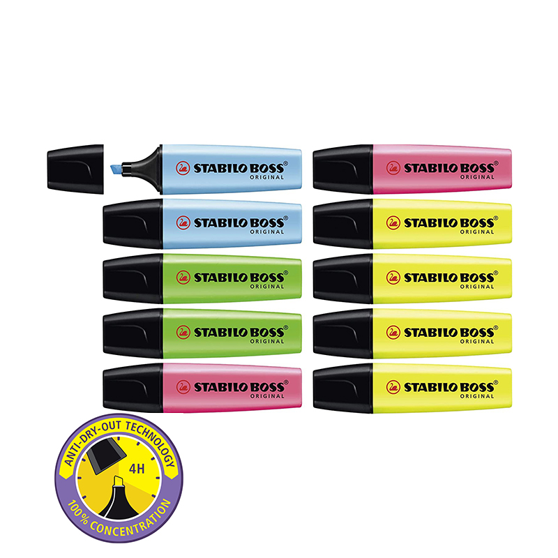 STABILO Highlighter BOSS ORIGI – обзор и цена Stabilo Marker Boss
