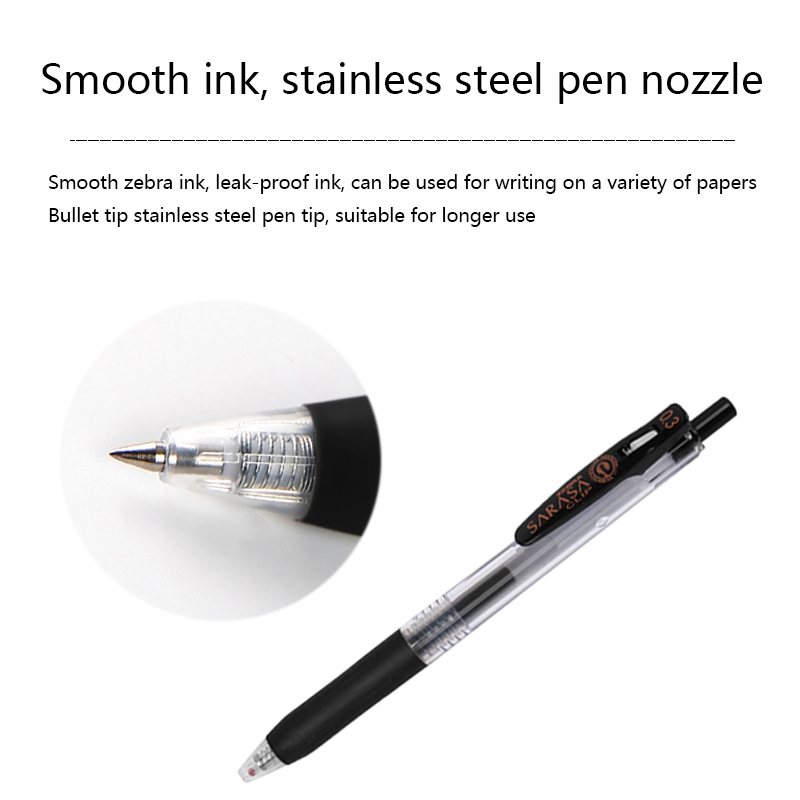 Ручка гелевая JJH15, цветная,  – обзор и цена Zebra Pen Sarasa
