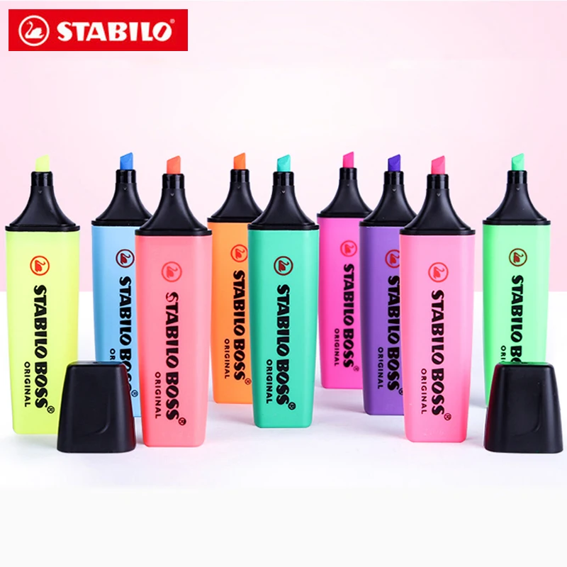 1 шт. Немецкий маркер для стаб – обзор и цена Stabilo Marker Boss